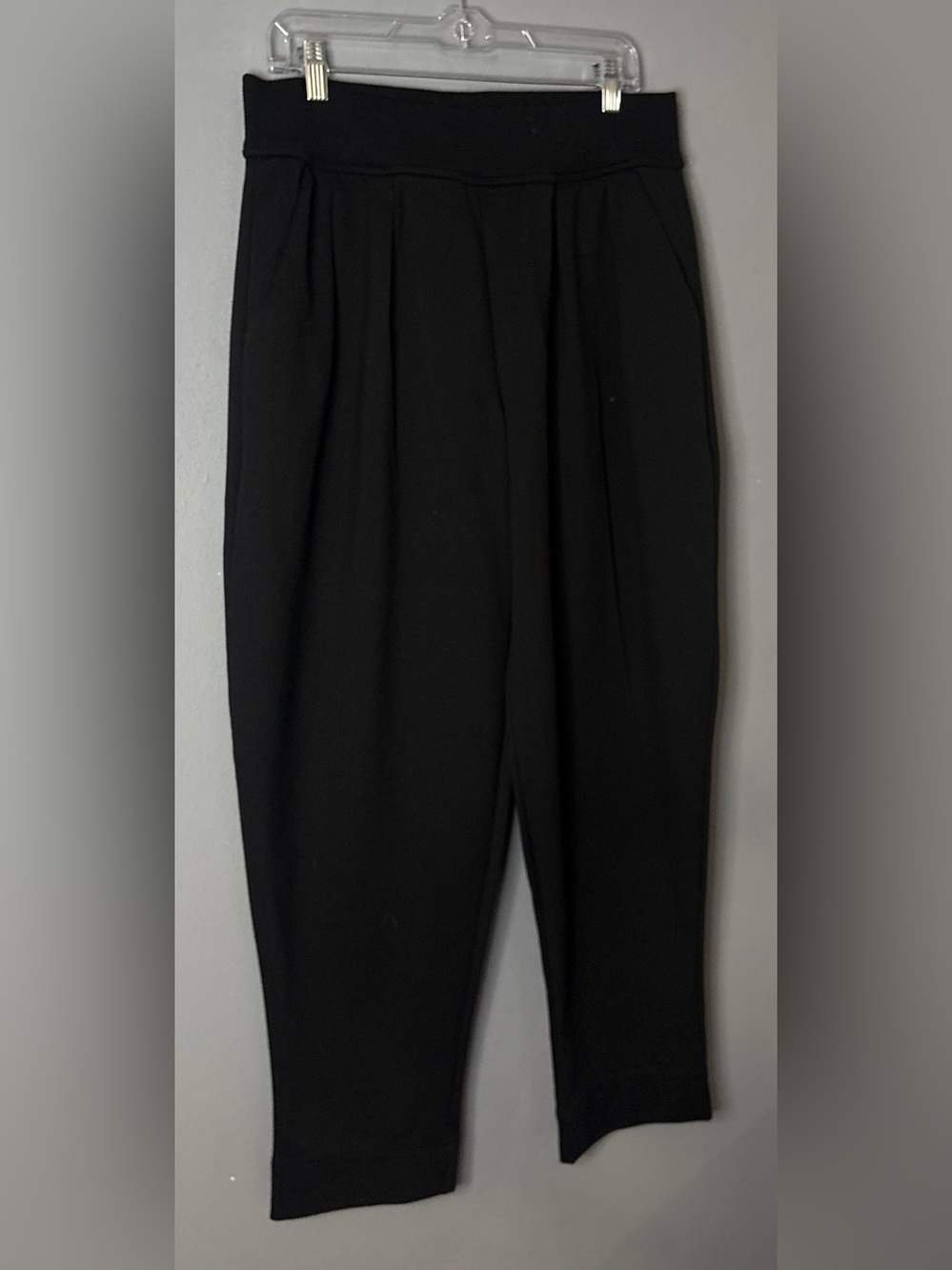 ME+EM Black Wide-Leg Elastic-Waist Trousers - Picture 6 of 10
